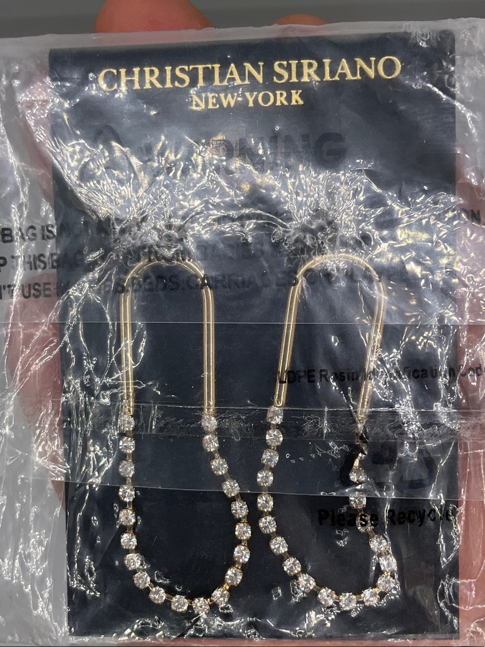 Christian Siriano Gold Earrings